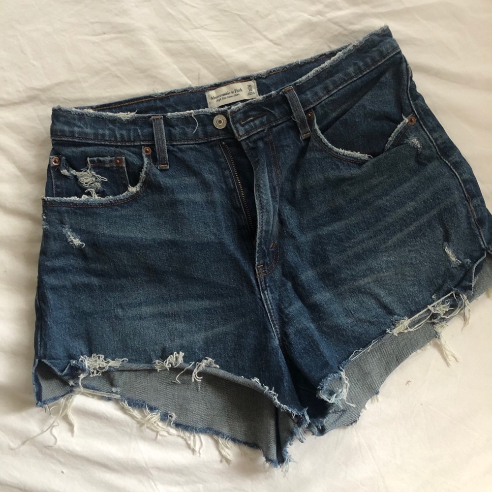 Abercrombie and Fitch High Rise Mom Shorts